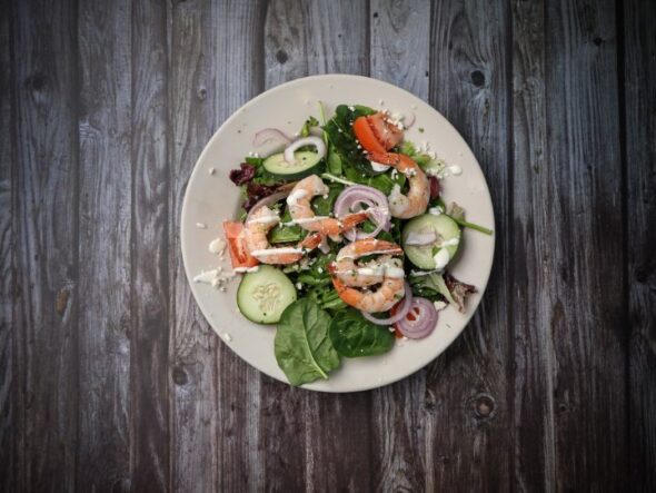 Ari’s Famous Greek Shrimp Salad